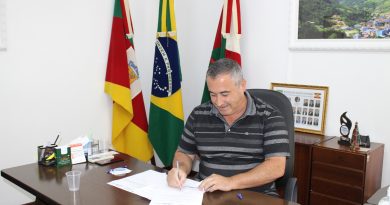 Gilmar Sani, prefeito do município de Alfredo Wagner